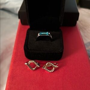 Elegant Gold and Silver Jewelry Set